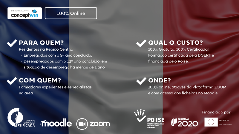 UFCD 3487 Língua Francesa Informação Banner