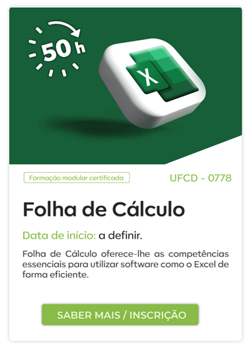 Formação em excel