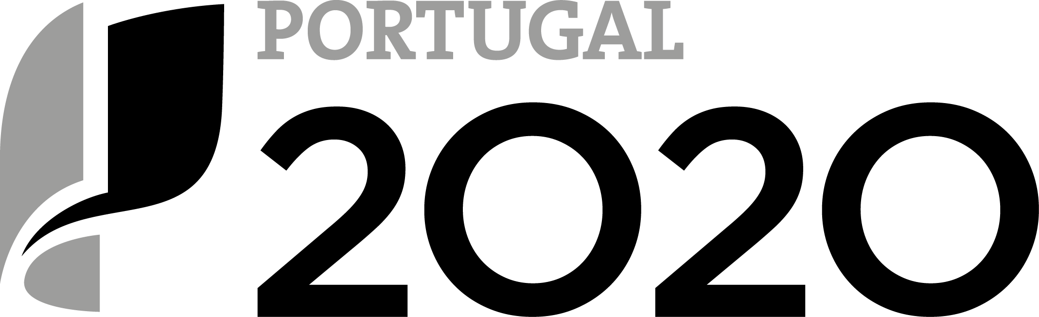 Logo Portugal 2020 Preto Cinzento
